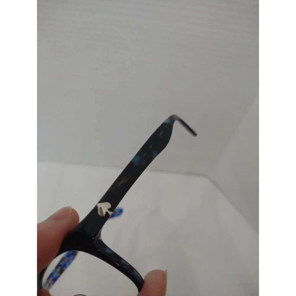 FRAMES ONLY Kate Spade Slightly UNEVEN Eyeglasses Blue & Tortoise Shell